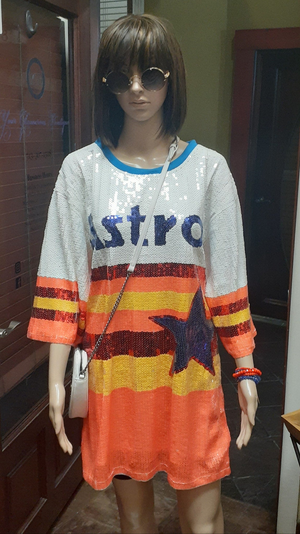 Astros Dress/Shirt - Your Glamorous Boutique