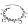2 Hearts Charm Bracelet